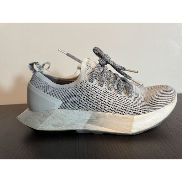 Allbirds Tree Flyer Running Shoes Blizzard Women’s Size 9 White Gray Sneakers - Picture 2 of 5